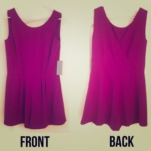 Jennife Lopez fuchsia romper